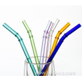 custom hand blown glass drinking straws